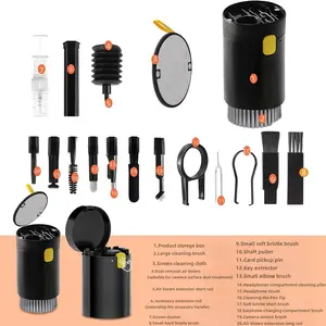 20 in 1 Professional Camera Sensor Lens Cleaning Kit for Canon SONY, Camera Cleaning Tool Set, Earphone Cleaning Stick for Airpods, Camera Cleaning Kit Compatible with iPhone & Android Phone Charging Port