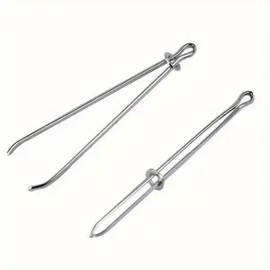 Cord Elastic Rope For Elastics Sewing Accessories DIY tool Elastic Cord Rope Threader Clip Self-Locking Tweezer