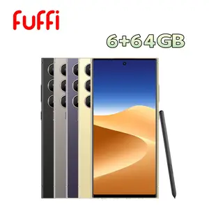 FUFFI smart phone with a 6.8-inch ultra-clear screen, 4G network, dual SIM card support, eight-core processor, 6GB RAM, 64GB ROM, 8MP + 20MP pixels, electronic stylus, 4100 mAh battery, metal integrated frame, and Android operating system.