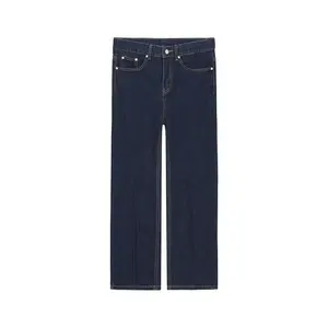 Men's Loose Straight-Leg Jeans – Vintage Washed Relaxed Fit Denim Pants