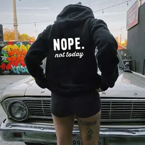 NOPE. Not Today Hoodie, Tshirt, Sweatshirt, Aesthetic Tatoo Outfits, Streetwear Style, Retro Vintage Y2k Women Graphic Tees