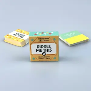 Guess Me Out Card Game, 50 Cards Per Box Portable Pocket Game, Family & Friend Gathering Game, Unique Gift Creative Fun Party Cards, Card Deck