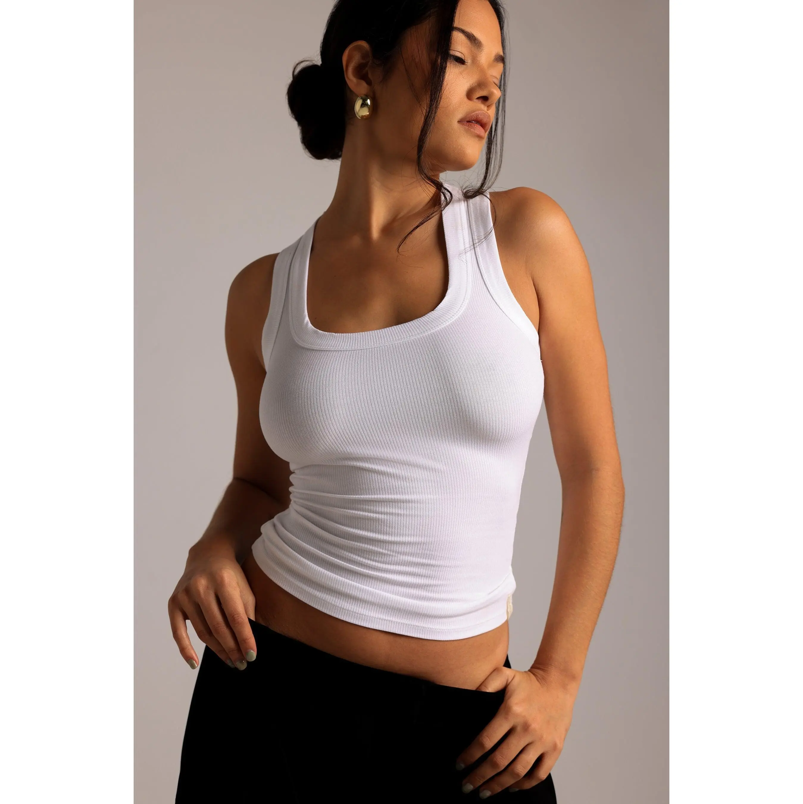 skims white tank top - TikTok Shop