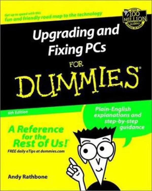 USED Book - Upgrading and Fixing PCs for Dummies by Andy Rathbone (Paperback) - english