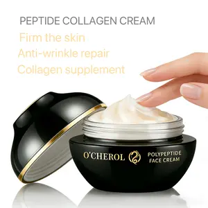 O'CHEROL Polypeptide Anti-Wrinkle Face Cream - Korean Skincare Collagen Moisturizer for Hydrating, Firming, Pore-Refining, Youthful, Moisture-Locked Skin