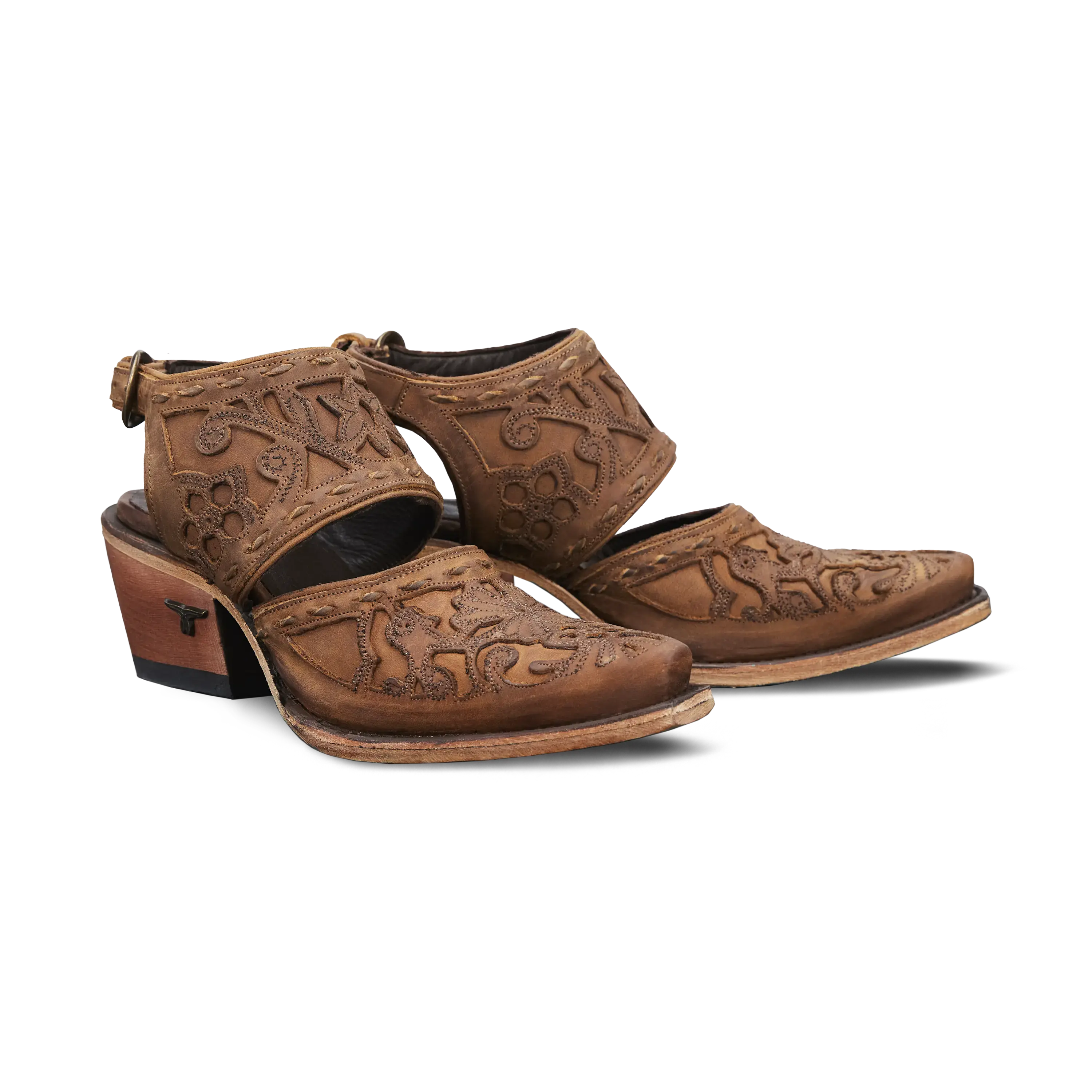 Robin Slingback Mule - Burnt Caramel