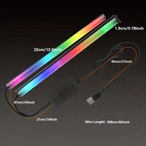 Computer Ambient Lighting for Gaming Room Decoration Dynamic Vibrant Energyefficient Smart Lighting in Sync with Music for Gamers & Tech Enthusiasts