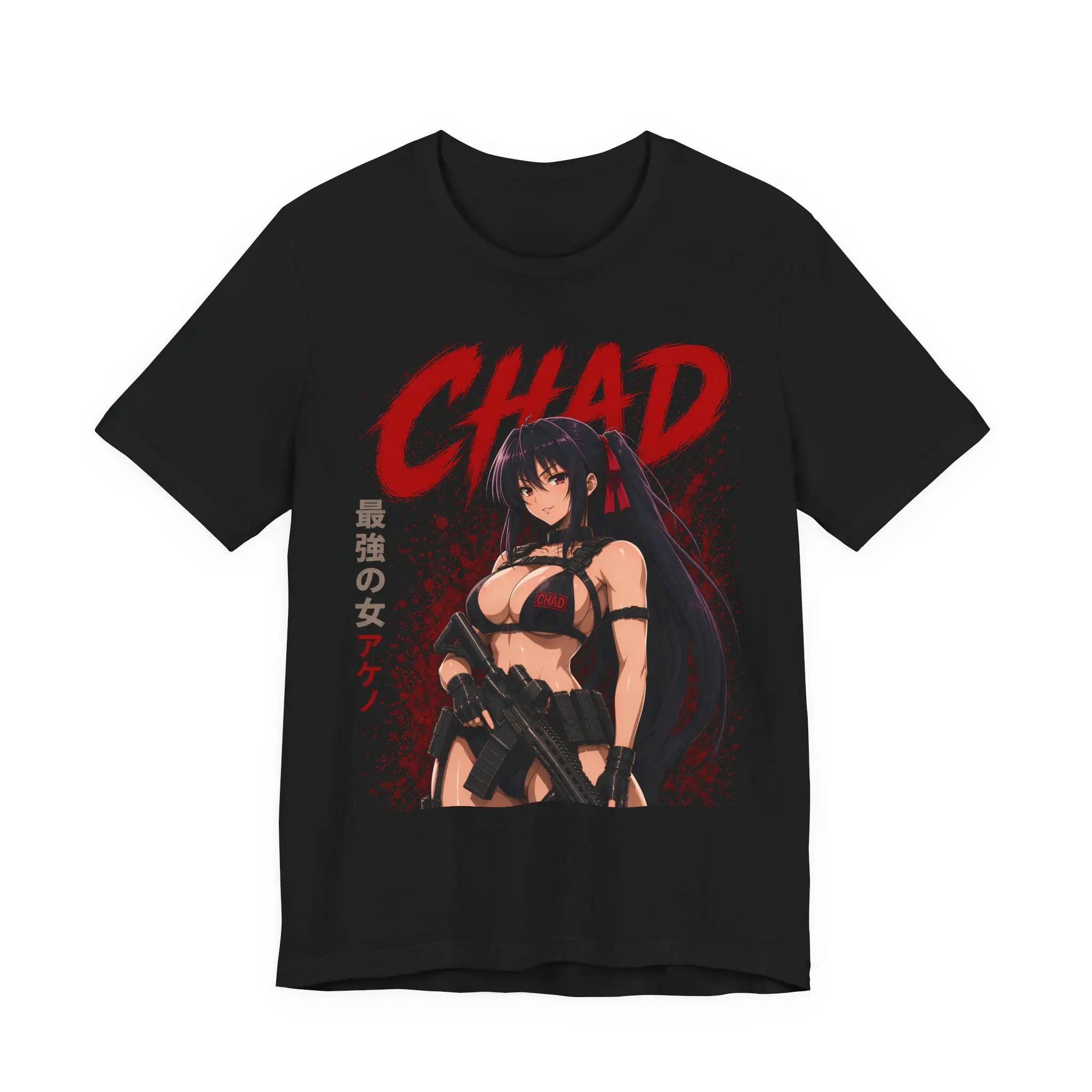 CHAD Akeno Waifu Tee – Tarkov Inspired Anime Shirt