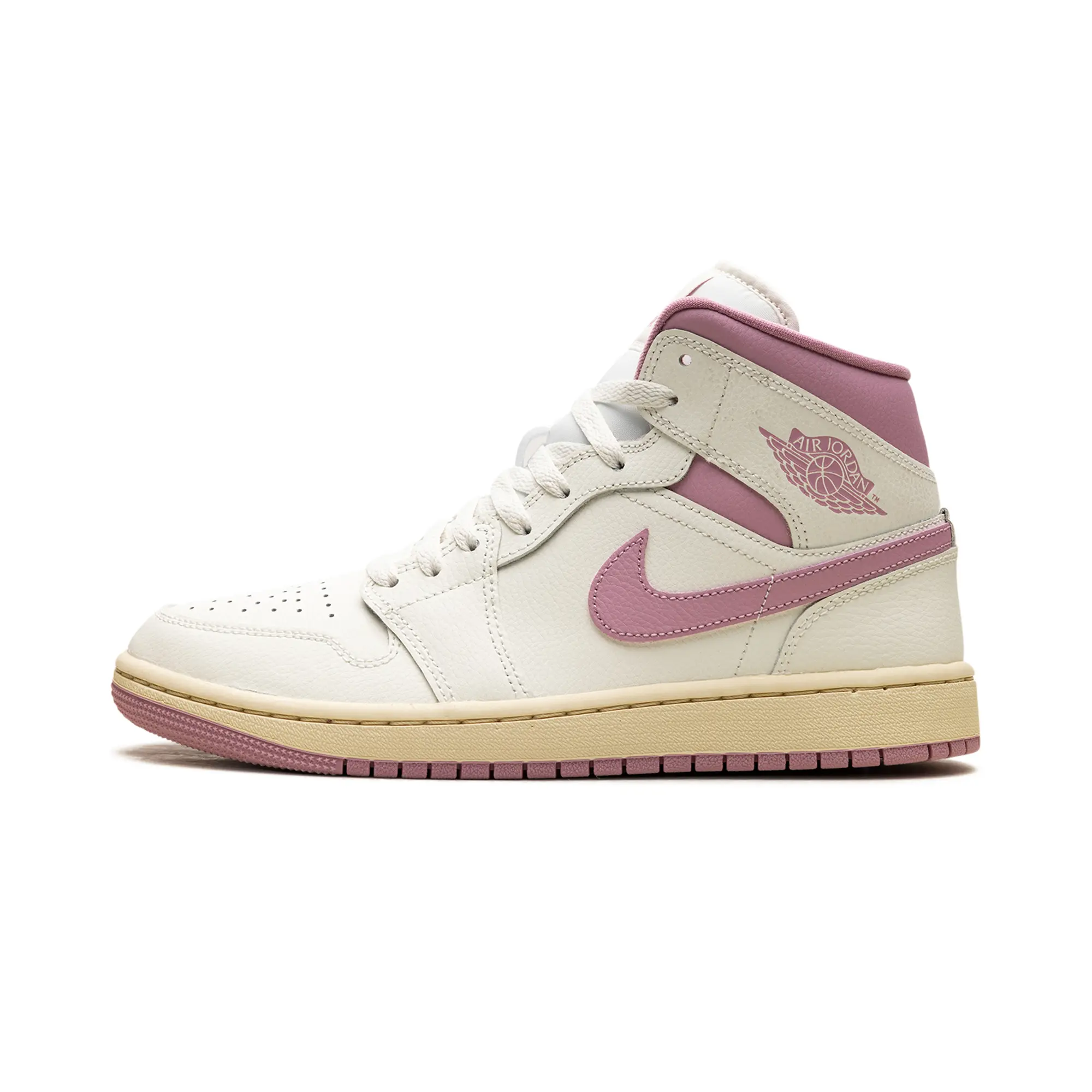 Jordan 1 Mid WMNS "Sail Pink Coconut Milk" BQ6472 162