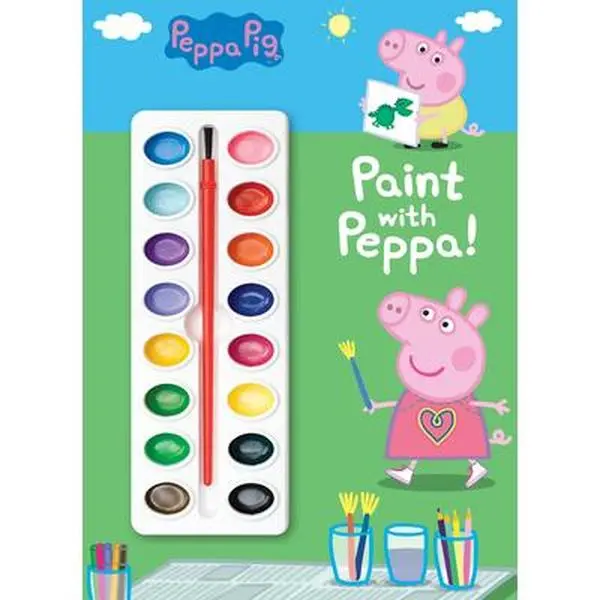 Watercolor Painting Book: Paint with Peppa! (Peppa Pig), Golden Books, Paperback