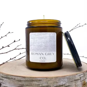 LINEN 8OZ SOY CANDLE