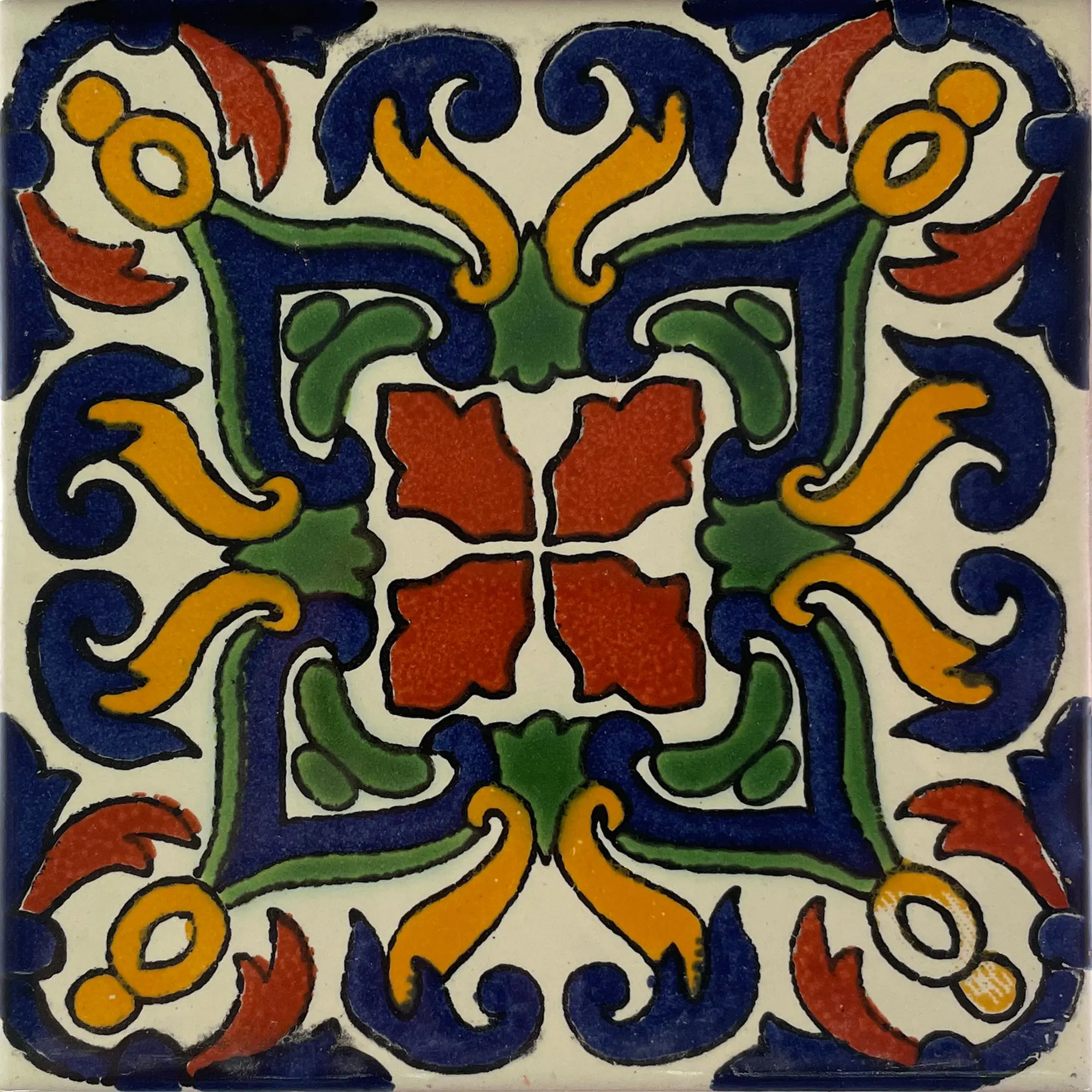 TalaMex Fuego Talavera Mexican Tile