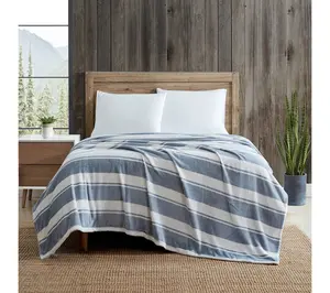 Eddie Bauer Ultra Soft Stripes Flannel King Blanket