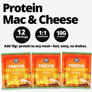 Proteinized Protein Seasoning- Mac & Cheese Powder, ideal for high protein mac and cheese, dips, chips, etc. 10g Protein Per Serving - Low Calorie - Bariatric Support - Bone Health - Muscle Recovery - Post Workout Fitness Nutrition - Edible Healthcare