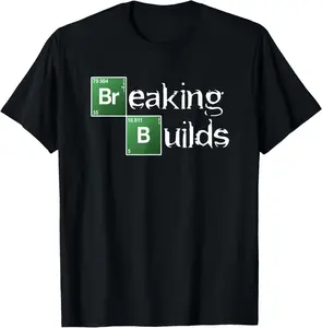 Breaking Builds DevOps Programming Programmer Linux Python T-Shirt