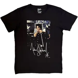 Michael Jackson 'Signature' (Black) T-Shirt Vintage 90s Style Unisex Tee, Retro Music Fan Gifts