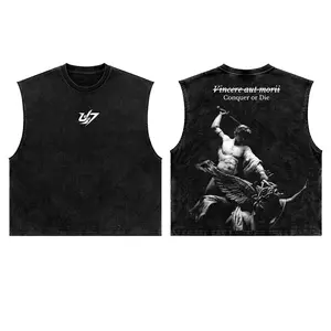 Conquer Workout Tank, Workout Shirt, Men's Sport Outfit, Gym Men's Top, Training Clothing, Anime Merch Fan