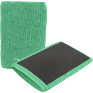 2 count  Clay Mitt Auto Detailing,Soft Clay Bar Mitt for Cleaning  Surfaces,Anti-Scratch Clays Mitts for  Detailings to Replace Traditional Clays Bar  Accessories (Green/2PCS)