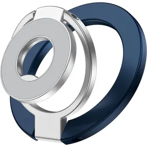 Ring Holder for MagSafe Dual-Side Magnetics, Removable Gym Phone Grip with Kickstand Loop for  Air/17/16/15/14/13/12 Pro Max MagSafe Case  Phones Compatible with   Mount