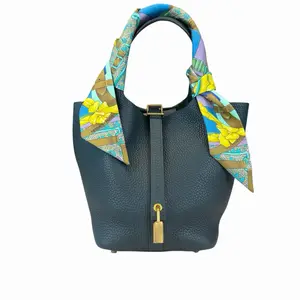 Pre-owned HERMÈS Leather Small Leather Goods Picotin 18 bag