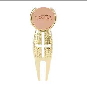 Sunday Divot Tool - Gold Color Golf Accessory with Unique Design