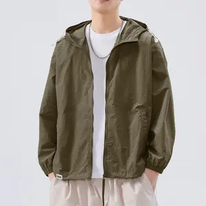 Ice Silk Thin Sun-protective clothing for men 2026 summer UPF50 UV protection breathable sun-protective jacket
