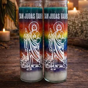 Veladora/Candle San Judas Tadeo 7 Colores