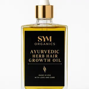 Ayurvedic Herb Hair Growth Oil - Made in USA - 4 oz - Haircare & Comfort Natural Hypoallergenic