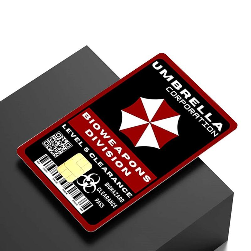 Umbrella Corporation Bioweapons Division Credit Card Skin – Bold and Durable Custom Card Cover