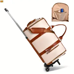 Large Travel Folding Garment Bag - Multi-Function Luggage Organizer, Overnight Storage Tote