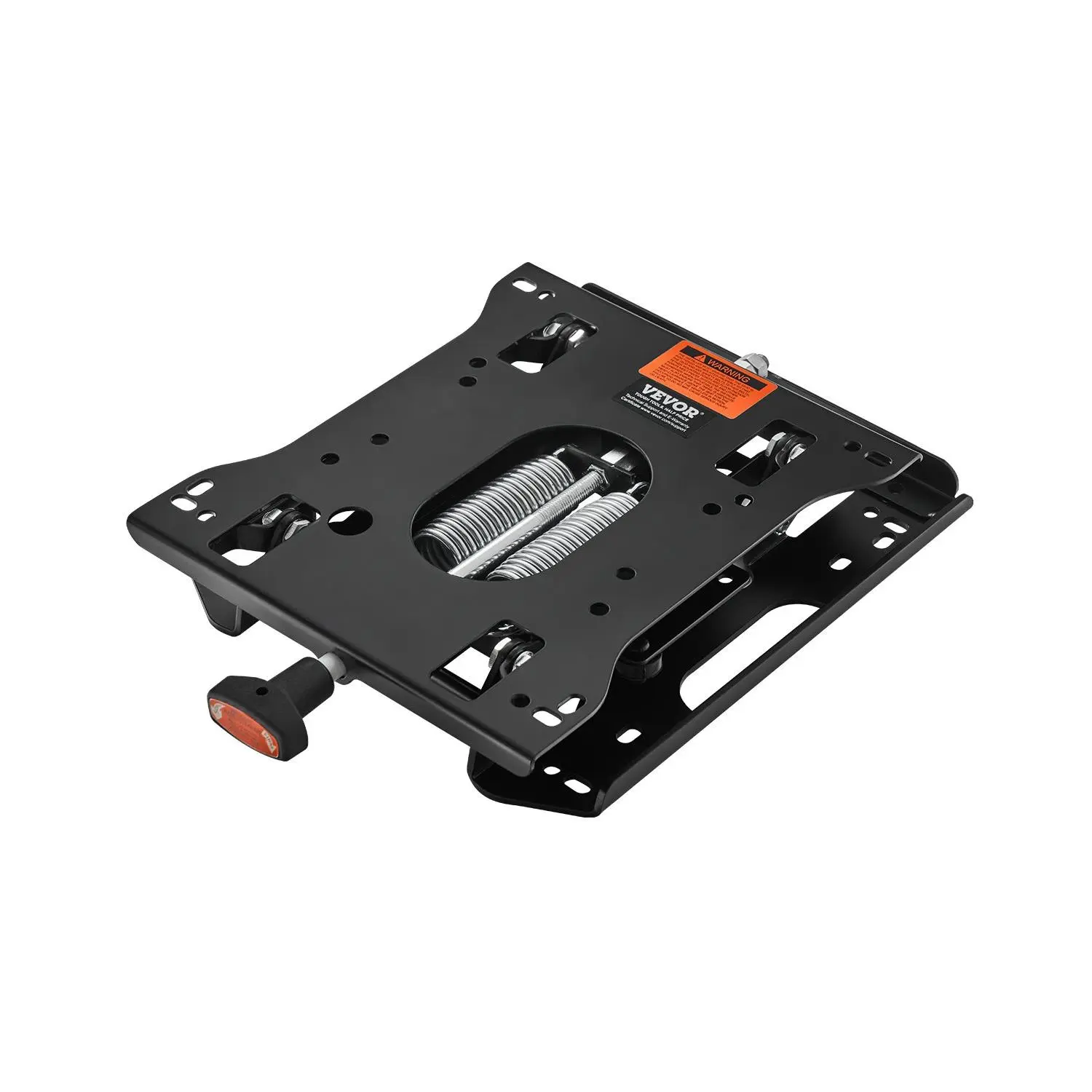 VEVOR Universal Air Ride Seat Suspension Kit - No Seat Slider Track, Adjustable, Shock Absorb, 460x325x70mm, Easy Operation & Installation, Fits 0-Turn Lawn Mower, Forklift, 460 X 325 X 70Mm