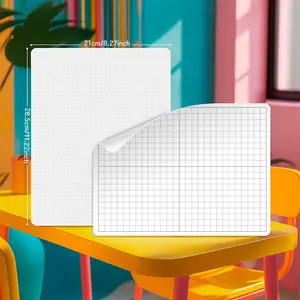 Say goodbye to wasted scrap paper! 10-piece double-sided erasable grid whiteboard for mathematical functions and geometric drawing. An indispensable tool for students, teachers and educators.