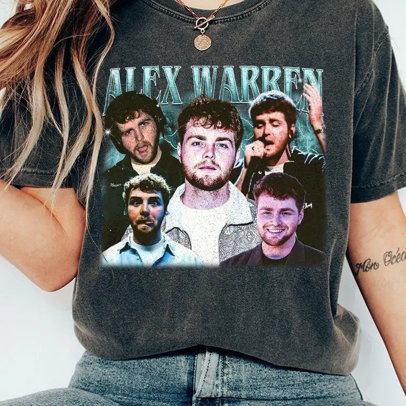 Vintage Alex Warren Unisex T Shirt, Tour Music Alex Warren Tour 2025, Gift For Fan