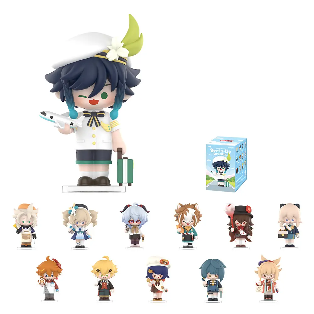 Genshin Impact Dress-Up Dreams Themed Chibi Series Figures