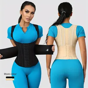 Adjustable Posture Corrector & Tummy Control Belt - Compression Fitness Waist Trainer with Breathable Textile Material for Gym, Workouts, Wedding & Christmas - Multi-Color Options, Waist Trainer Tummy Control, Workout Support, Sleek Design,