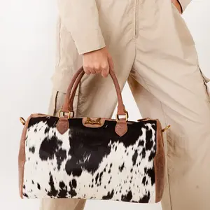 Loyal West Gold Standard Hairon HideDuffle Bag