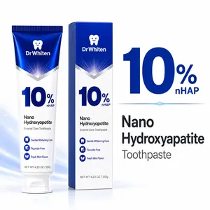 10%nHAP Nano Hydroxyapatite Toothpaste, 4.23 oz – Enamel-Strengthening • Fluoride-Free • Natural Peppermint • Ideal for Sensitive Teeth