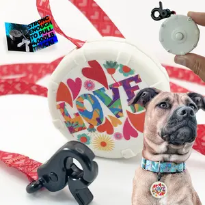 Love + Free Bonus Leash! Wearable Mini Adjustable Dog Leash for Hiking, Training & Adventure. Powerful Lightweight 36" Retractable Keychain Clip. Durable & Comfort Grip for Off Leash Walking Hiking Training & Travel.