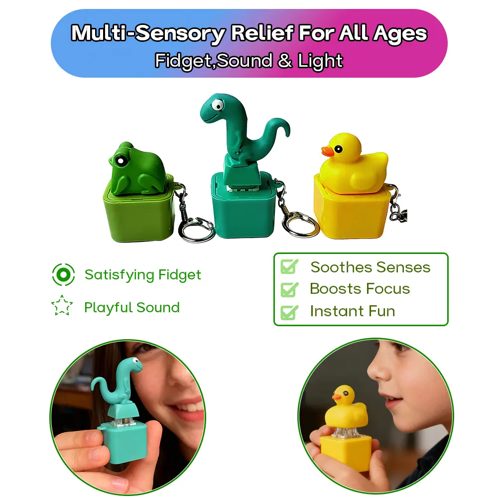 3 Piece stress-relieving toys