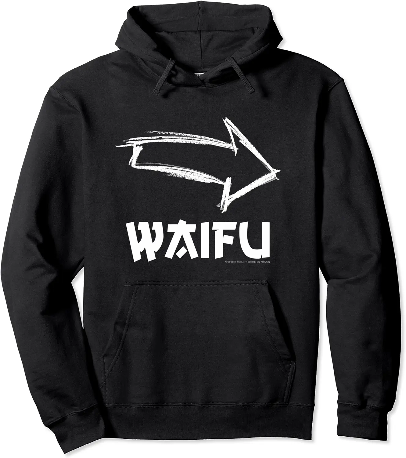 I'm With Waifu Funny Anime Kawaii Couple Novelty Gift Pullover Hoodie - Jessicabal Shop 29B07Y61VJKX