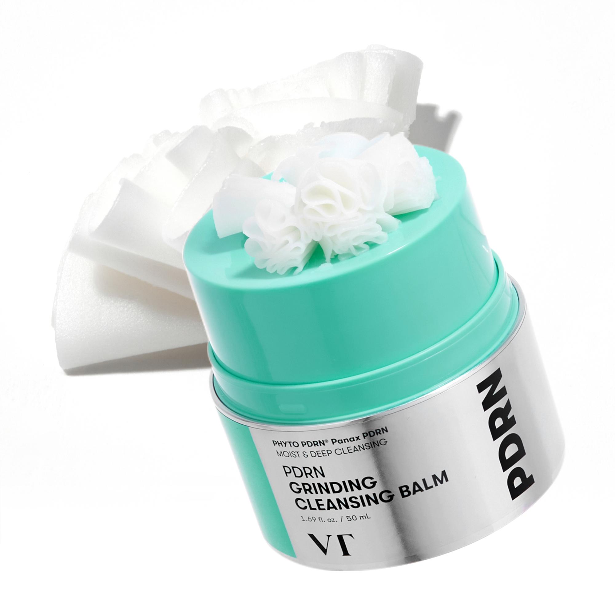 [VT COSMETICS] PDRN Grinding Cleansing Balm 50ml with Vegan PDRN, Botanical Oils & Hydrating Care | Makeup Remover, Oil Cleansing Balm, Radiant Skin, Moisture & Smooth Skin Care | Face, Daily Cleansing & Waterproof Makeup | Korean Skincare