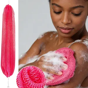 3 Piece African Exfoliating Net Sponge Bundle, for SENSITIVE SKIN, Bath sponge
