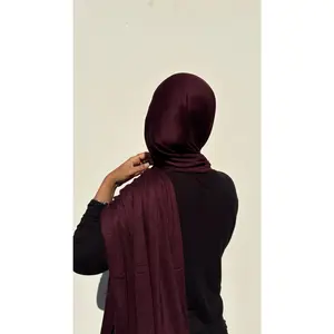Luxury Jersey Hijab - Pretty Plum