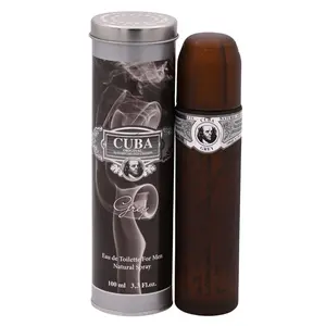 Cuba Grey Scent Cuban Fragrance for Men, EDT Type, 3.3 fl oz/3.4 oz, New Box with Romantic Vibe