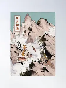 Anime The last Airbender Appa Poster Artistic Decor