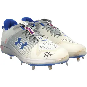 Freddie Freeman Los Angeles Dodgers Autographed Game-Used White and Gray Under Armour Cleats from the 2025 MLB Season - Fanatics Authentic Certified