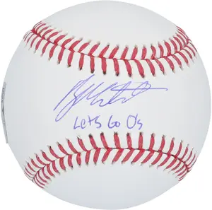 Ryan Mountcastle Baltimore Orioles Autographed Baseball with "Let's Go O's" Inscription - Fanatics Authentic Certified