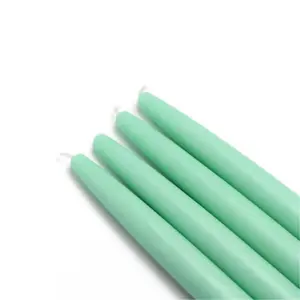 212 MAIN 6 in. Unscented Smokeless Handpoured Wax Taper Candlesticks - 12-Piece Decorative Long-Burn-Time Candles for Camping, Hiking Lights