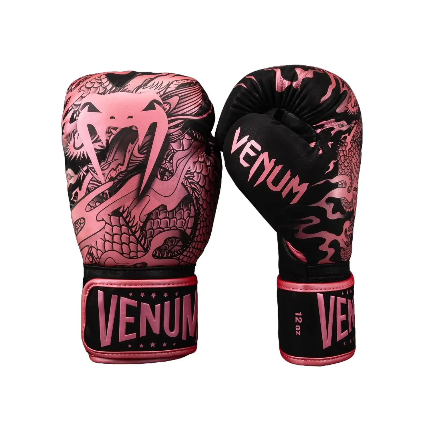 Dragon's Flight Boxing Gloves Black/Metallic Pink Dragon's Flight Boxing Gloves Black/Metallic Pink