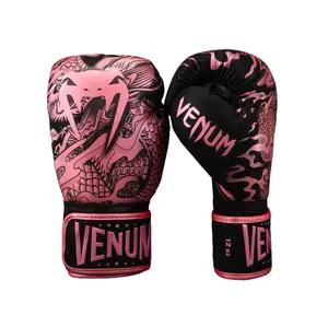 Dragon's Flight Boxing Gloves Black/Metallic Pink
